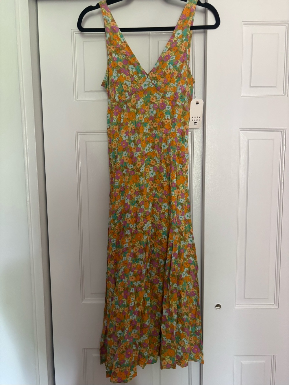 Billabong Yellow Floral Maxi Dress